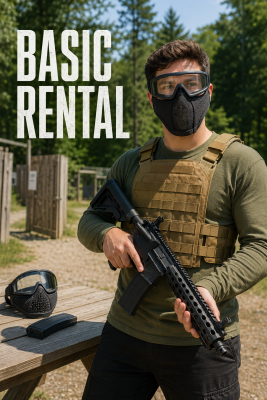 basic airsoft rental